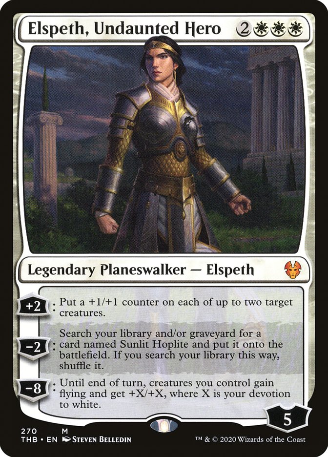 Elspeth, Undaunted Hero (Planeswalker Deck) - (Foil): Theros Beyond Death