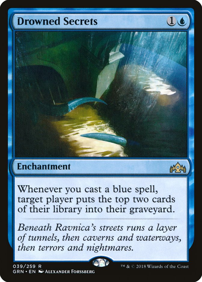 Drowned Secrets - (Foil): Guilds of Ravnica