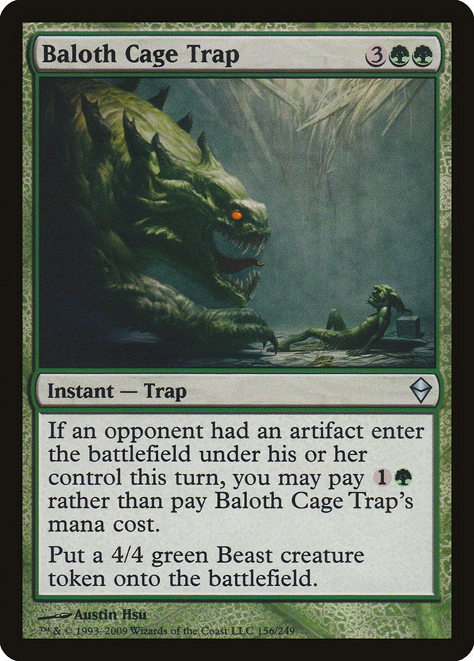 Baloth Cage Trap: Zendikar