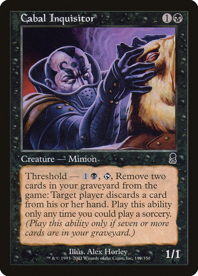 Cabal Inquisitor - (Foil): Odyssey