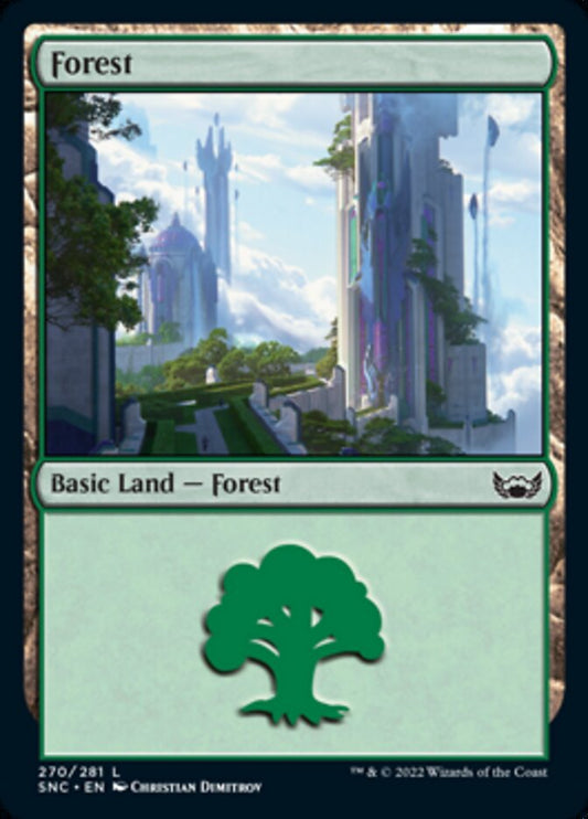 Forest (#270) - (Foil): Streets of New Capenna