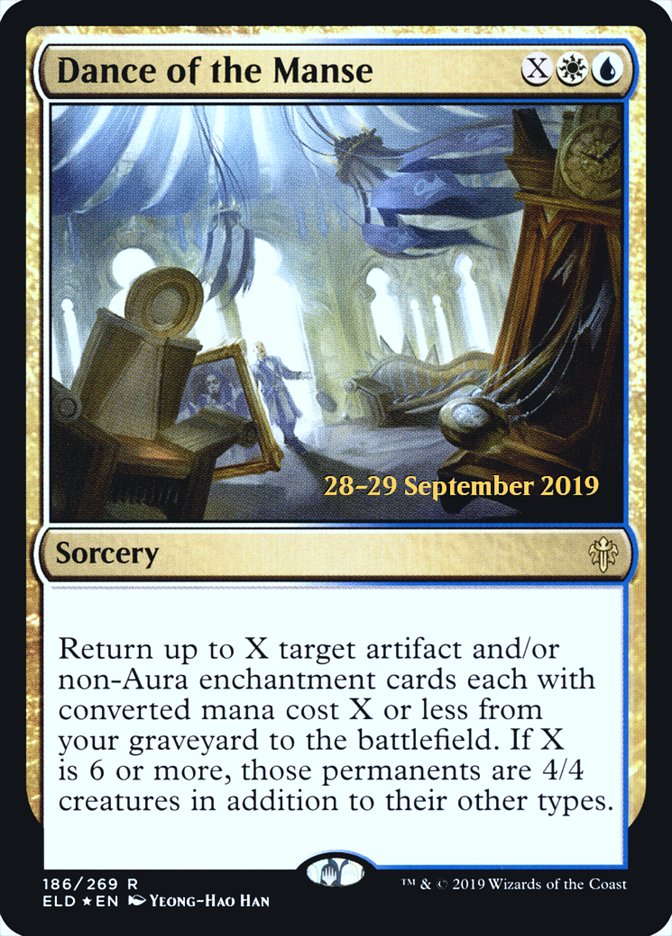 Dance of the Manse (Prerelease) (Throne of Eldraine) - (Foil): Throne of Eldraine Promos
