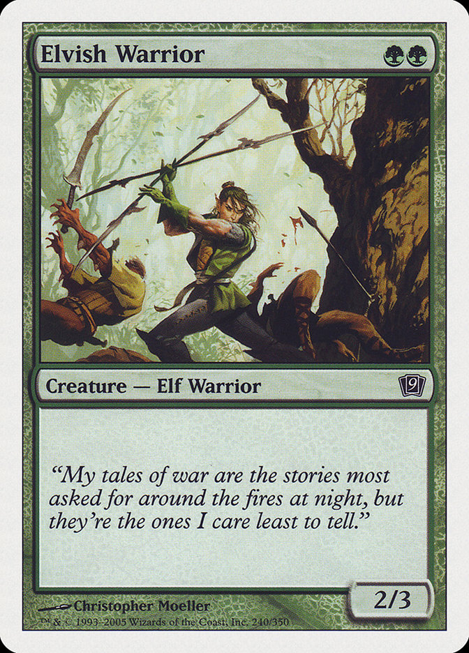 Elvish Warrior: Ninth Edition
