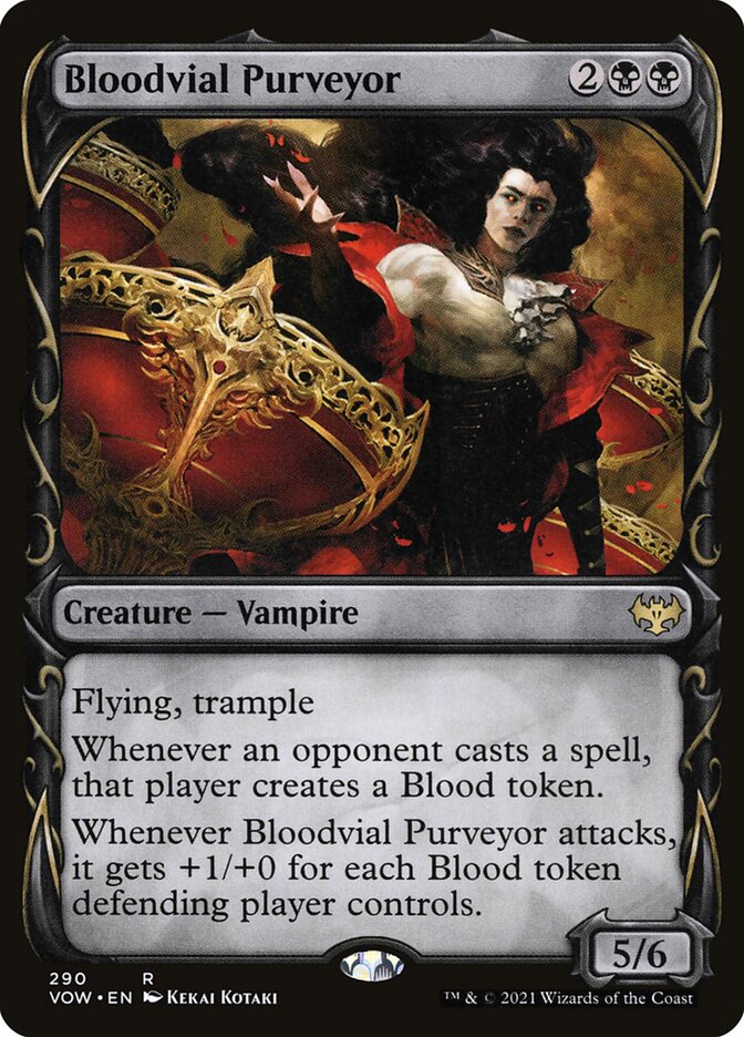 Bloodvial Purveyor (Showcase) - (Foil): Innistrad: Crimson Vow