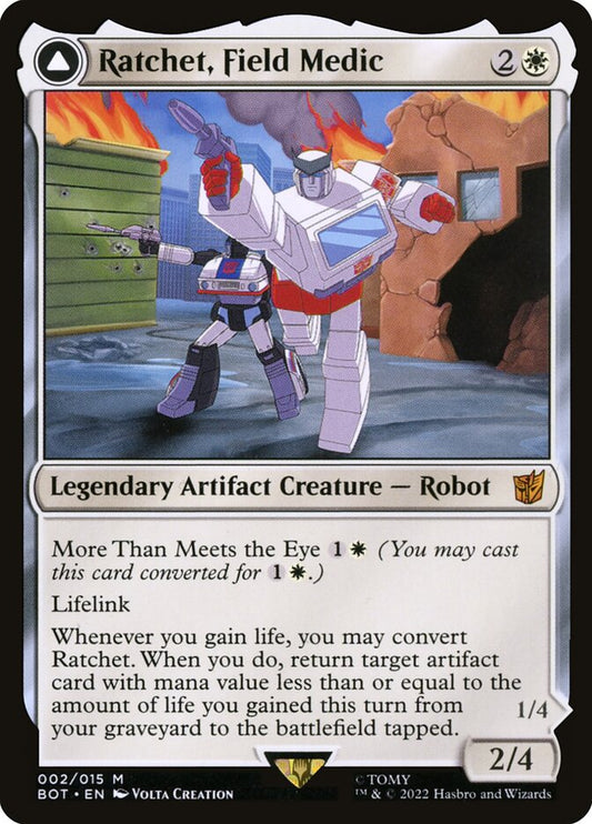 Ratchet, Field Medic // Ratchet, Rescue Racer: Transformers