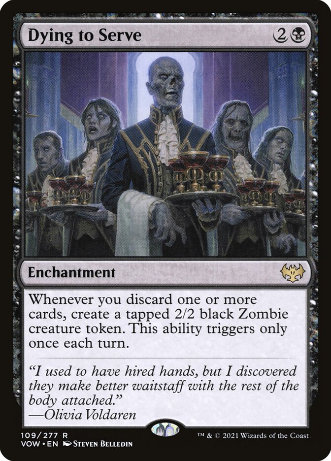Dying to Serve - (Foil): Innistrad: Crimson Vow
