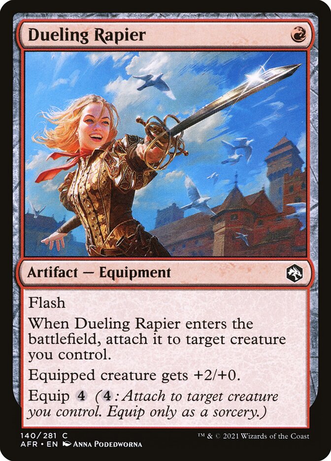 Dueling Rapier - (Foil): Adventures in the Forgotten Realms