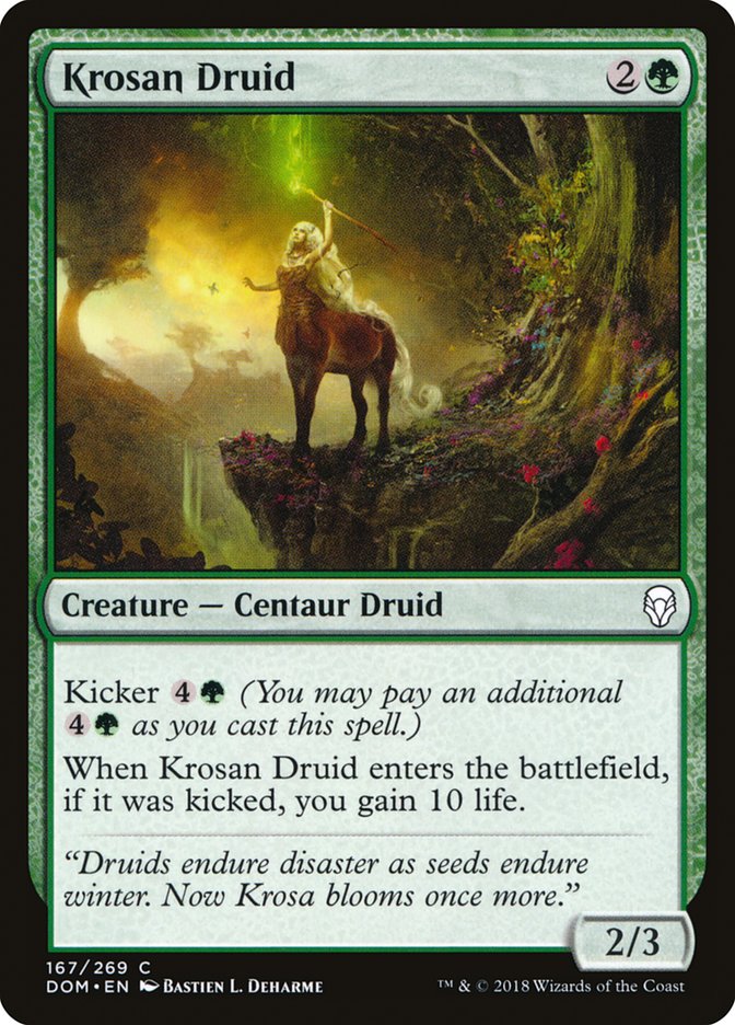 Krosan Druid: Dominaria