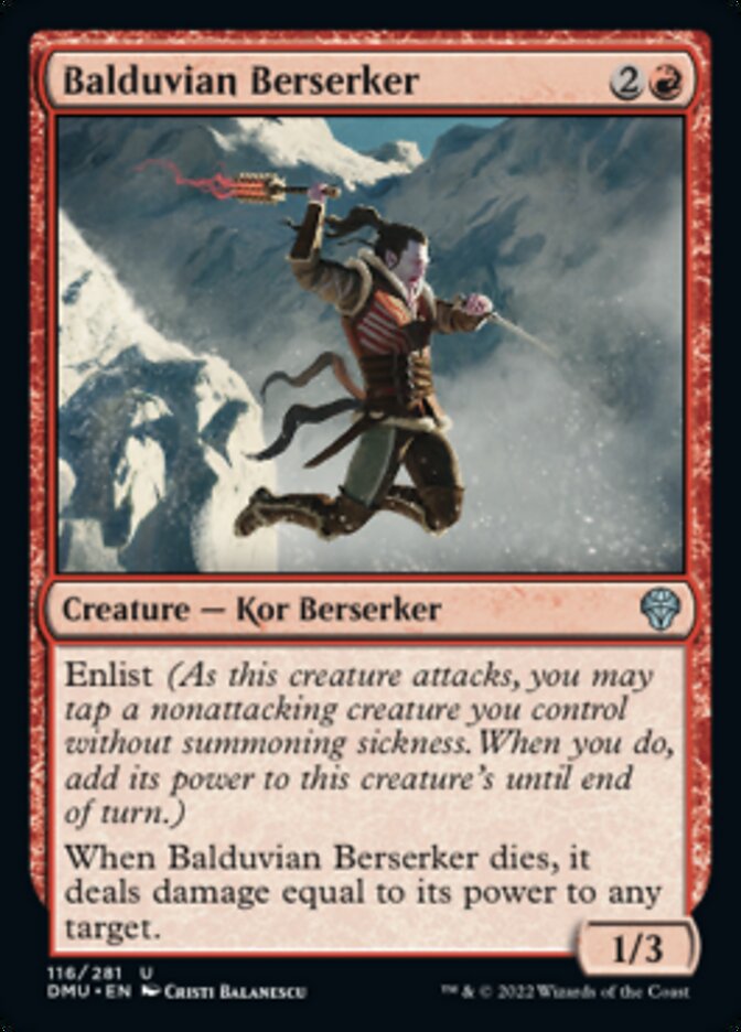 Balduvian Berserker - (Foil): Dominaria United