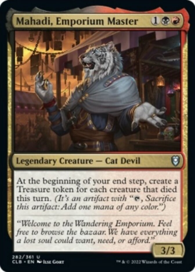 Mahadi, Emporium Master - (Foil): Commander Legends: Battle for Baldur's Gate