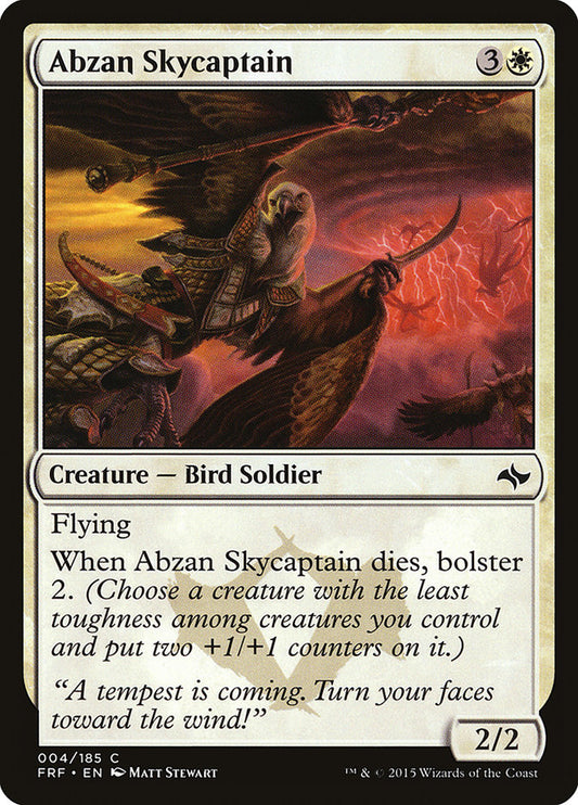 Abzan Skycaptain: Fate Reforged