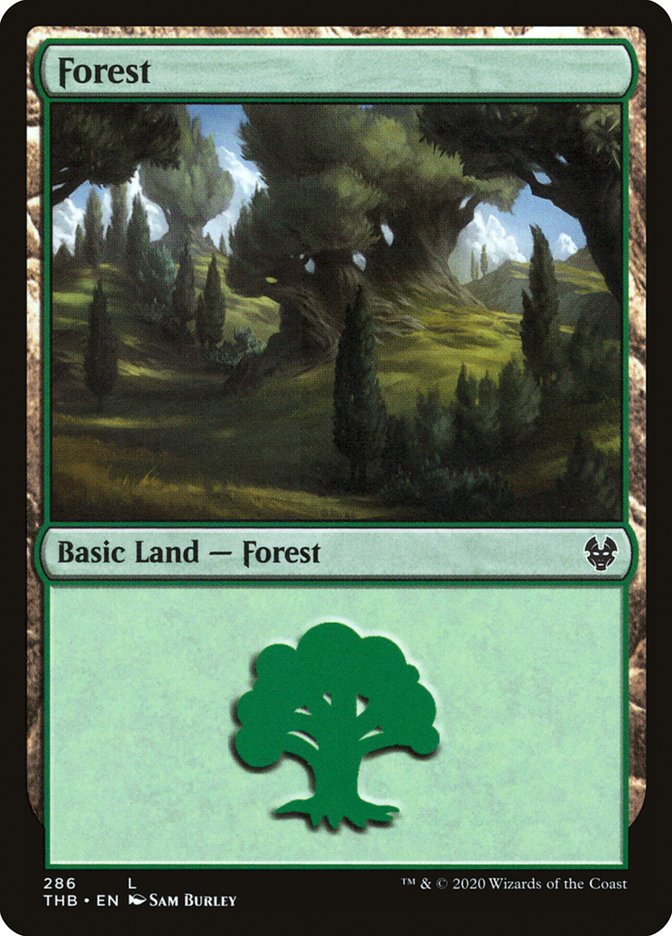 Forest (#286) - (Foil): Theros Beyond Death