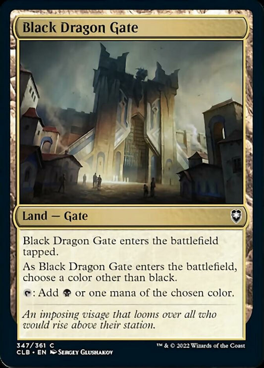 Black Dragon Gate - (Foil): Commander Legends: Battle for Baldur's Gate