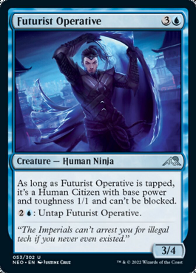 Futurist Operative - (Foil): Kamigawa: Neon Dynasty
