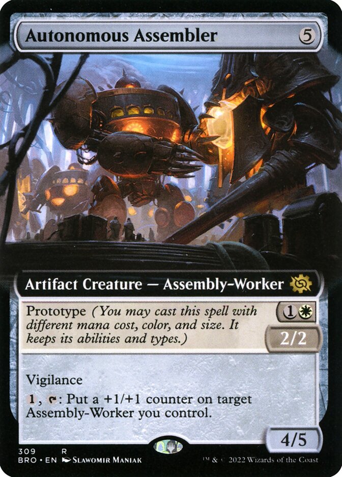 Autonomous Assembler (Extended Art) - (Foil): The Brothers' War