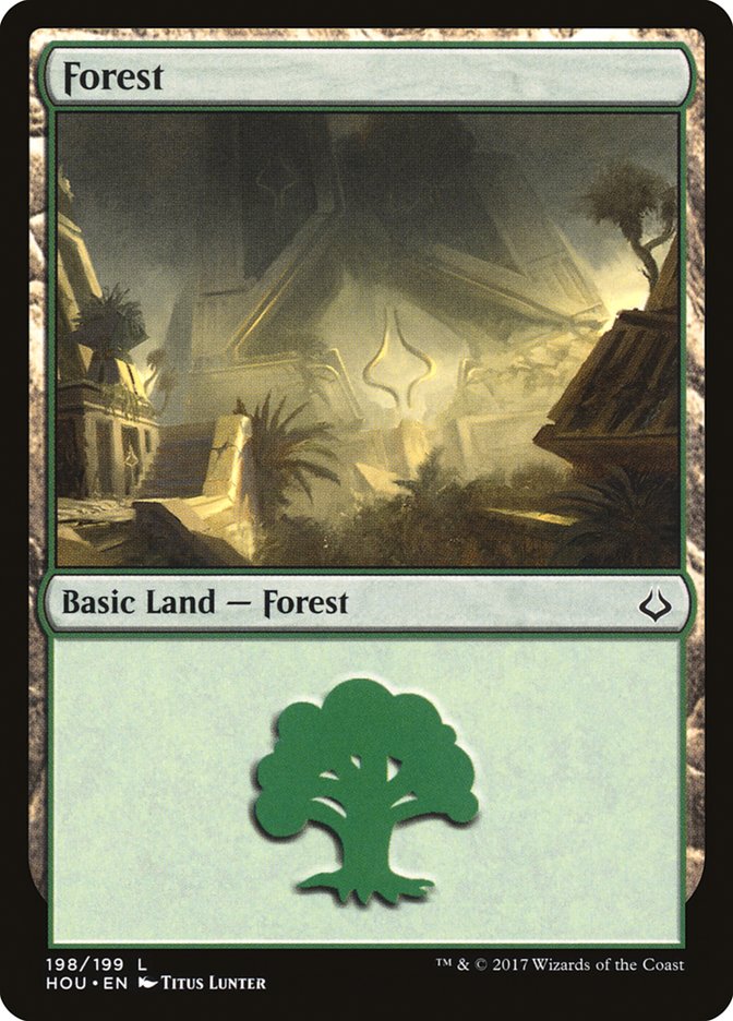 Forest (#198) - (Foil): Hour of Devastation