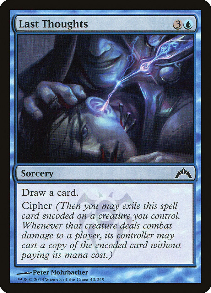 Last Thoughts - (Foil): Gatecrash