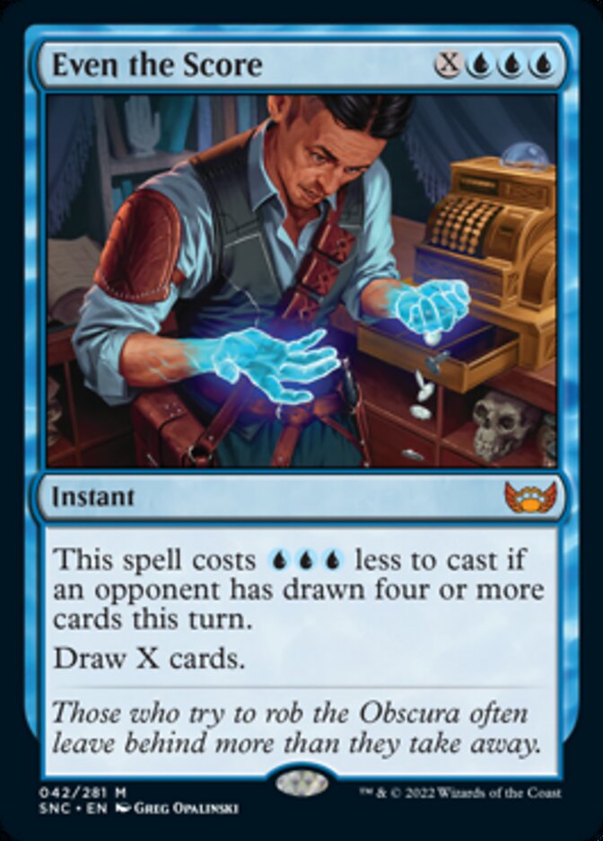 Even the Score - (Foil): Streets of New Capenna