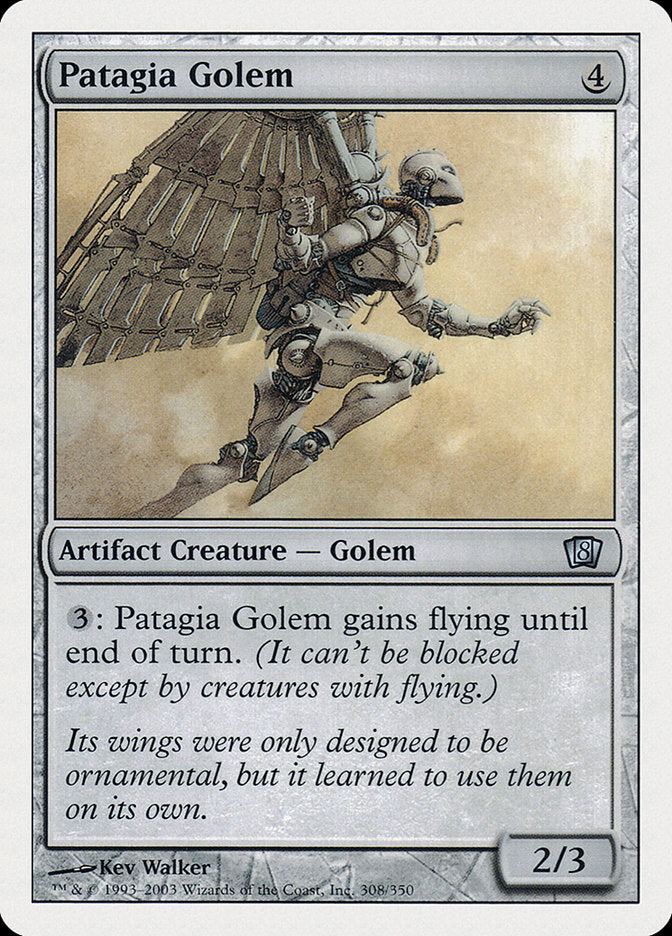 Patagia Golem: Eighth Edition