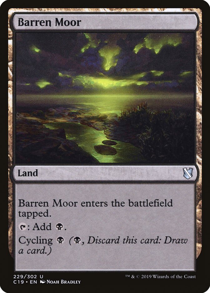 Barren Moor: Commander 2019