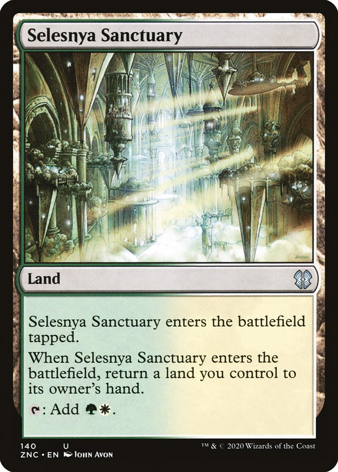 Selesnya Sanctuary: Zendikar Rising Commander