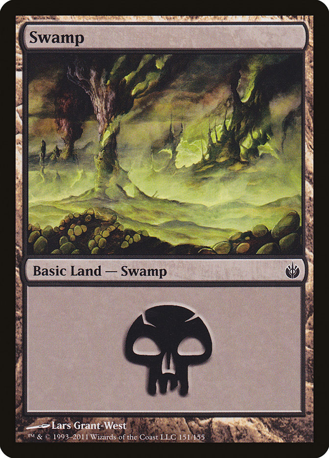 Swamp (#151): Mirrodin Besieged