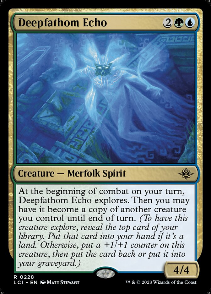Deepfathom Echo - (Foil): Lost Caverns of Ixalan
