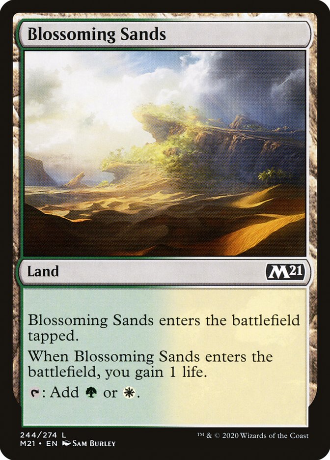 Blossoming Sands - (Foil): Core Set 2021