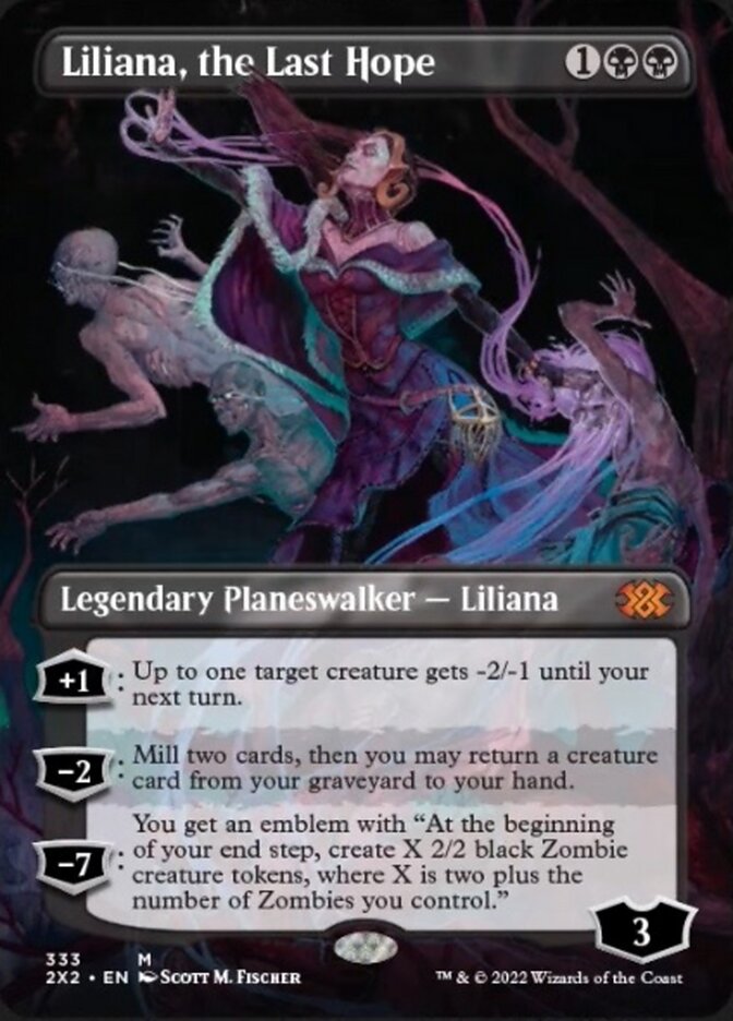 Liliana, the Last Hope (Borderless): Double Masters 2022