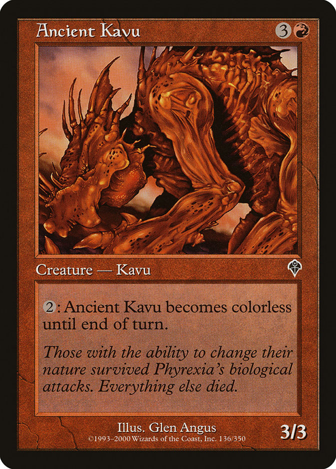 Ancient Kavu - (Foil): Invasion
