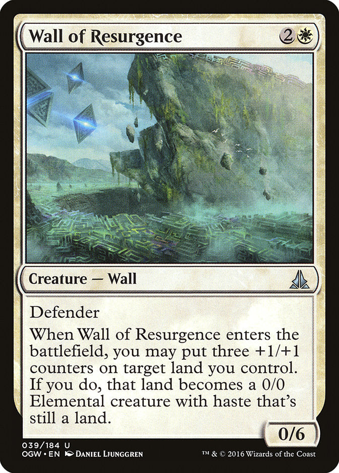 Wall of Resurgence - (Foil): Oath of the Gatewatch