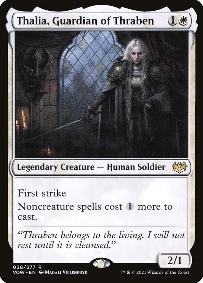 Thalia, Guardian of Thraben - (Foil): Innistrad: Crimson Vow