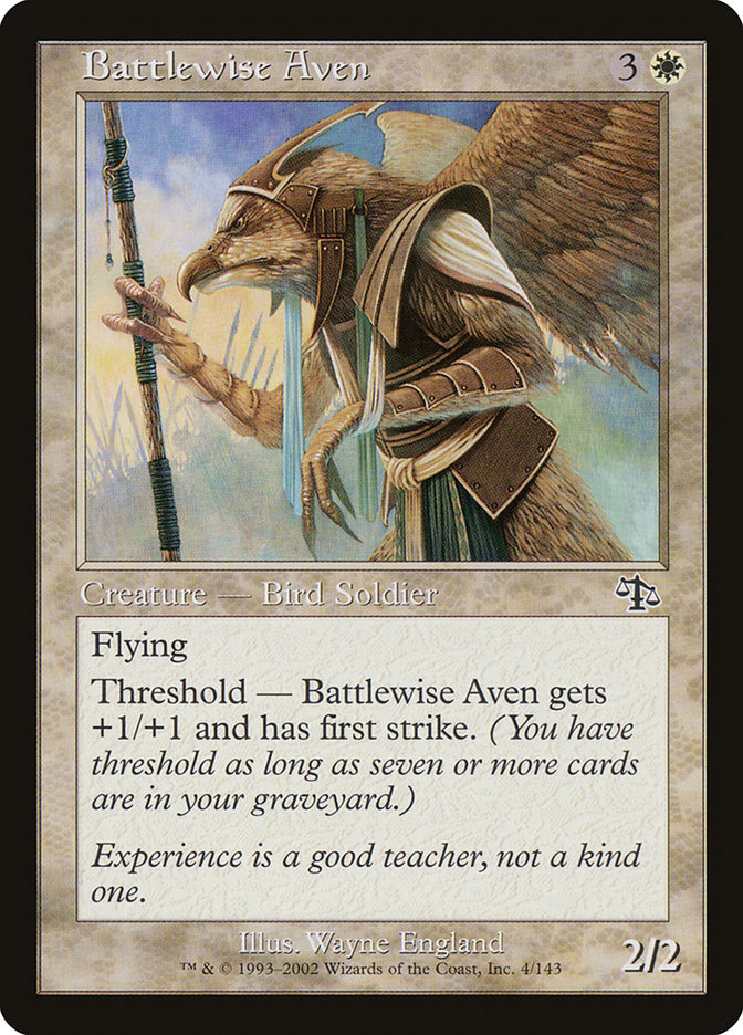 Battlewise Aven - (Foil): Judgment