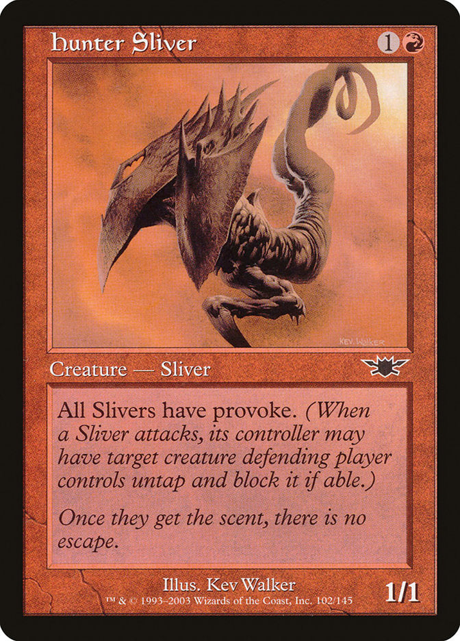 Hunter Sliver - (Foil): Legions
