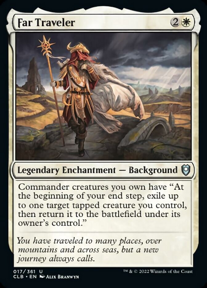 Far Traveler - (Foil): Commander Legends: Battle for Baldur's Gate