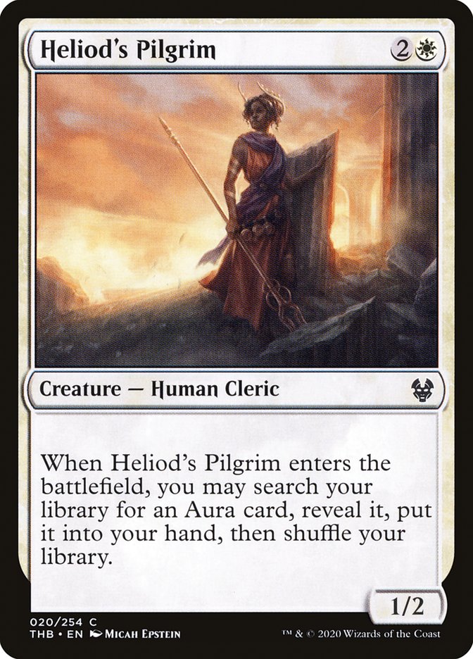 Heliod's Pilgrim - (Foil): Theros Beyond Death