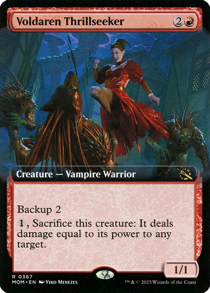 Voldaren Thrillseeker (Extended Art) - (Foil): March of the Machine