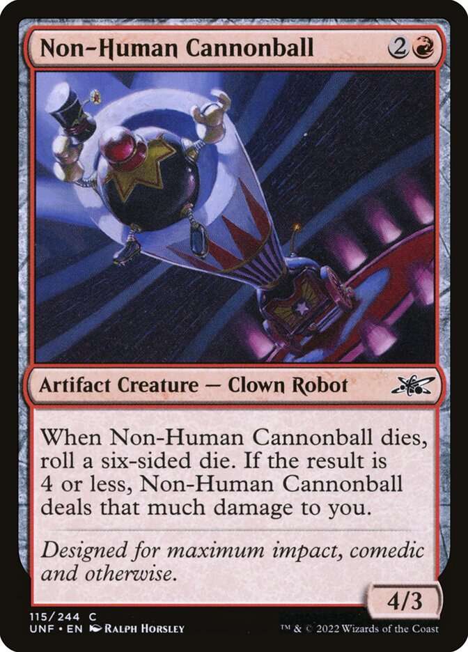 Non-Human Cannonball: Unfinity
