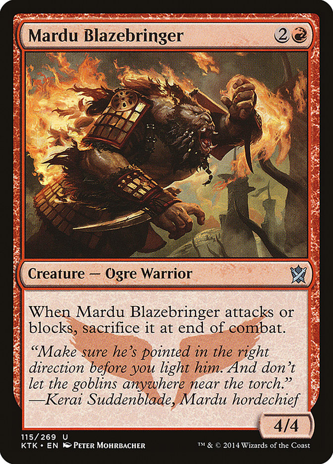 Mardu Blazebringer - (Foil): Khans of Tarkir