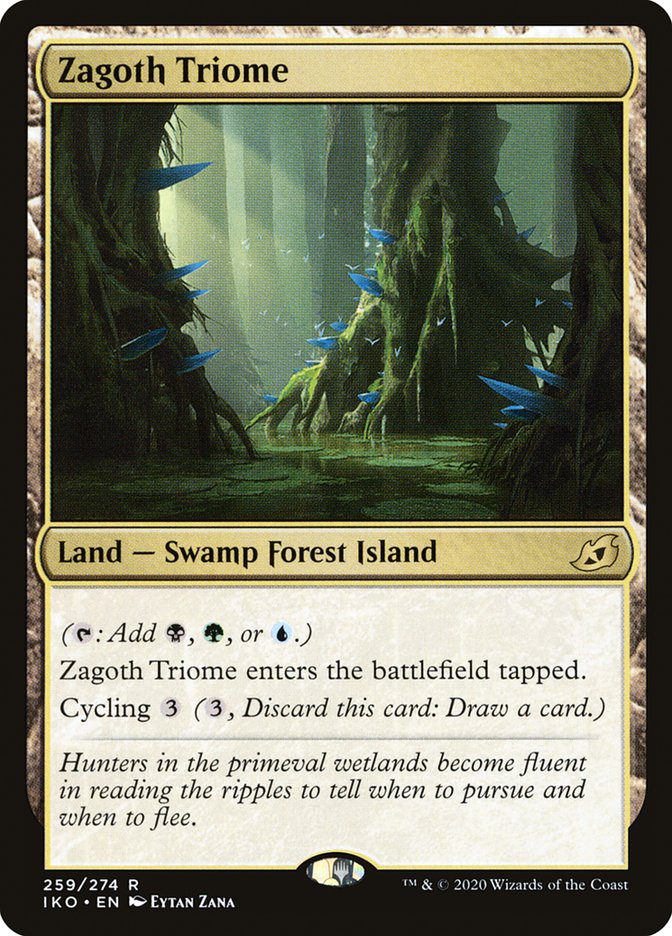 Zagoth Triome - (Foil): Ikoria: Lair of Behemoths