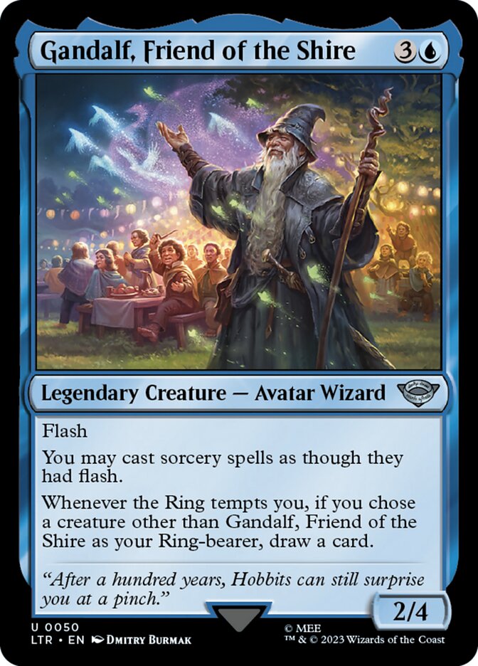 Gandalf, Friend of the Shire - (Foil): The Lord of the Rings: Tales of Middle-earth