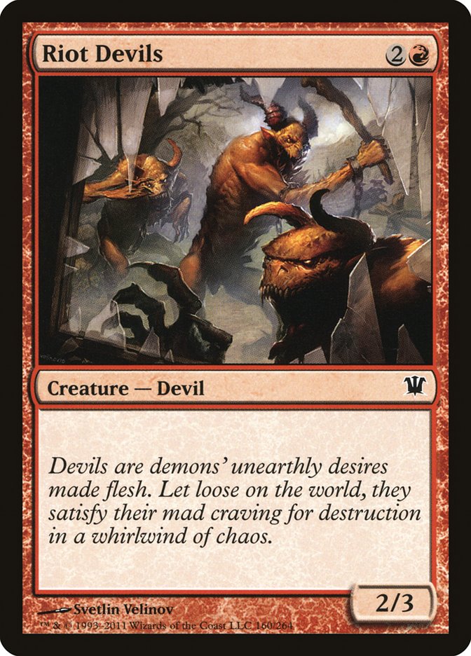Riot Devils - (Foil): Innistrad