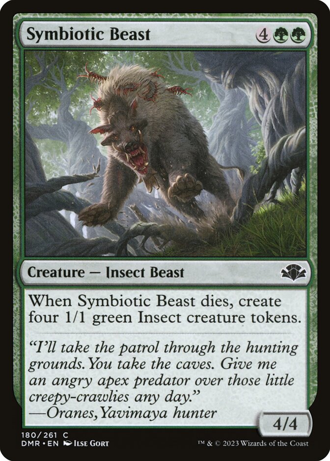 Symbiotic Beast - (Foil): Dominaria Remastered