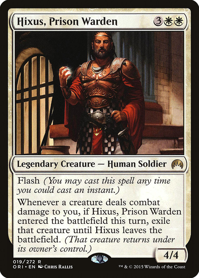 Hixus, Prison Warden - (Foil): Magic Origins