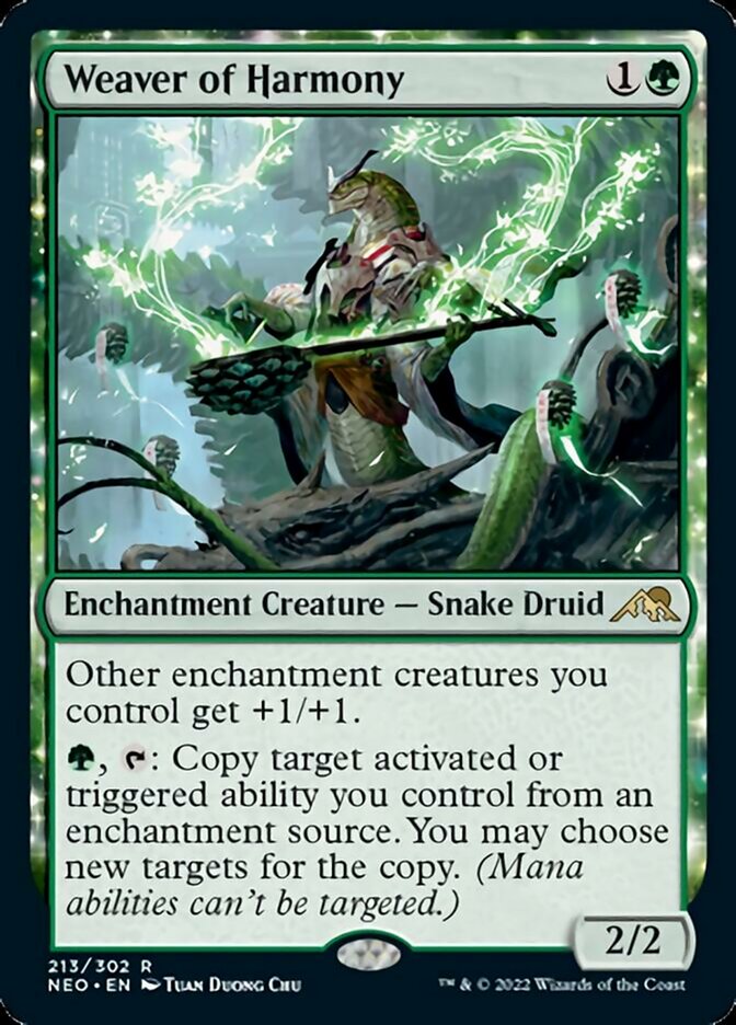 Weaver of Harmony - (Foil): Kamigawa: Neon Dynasty