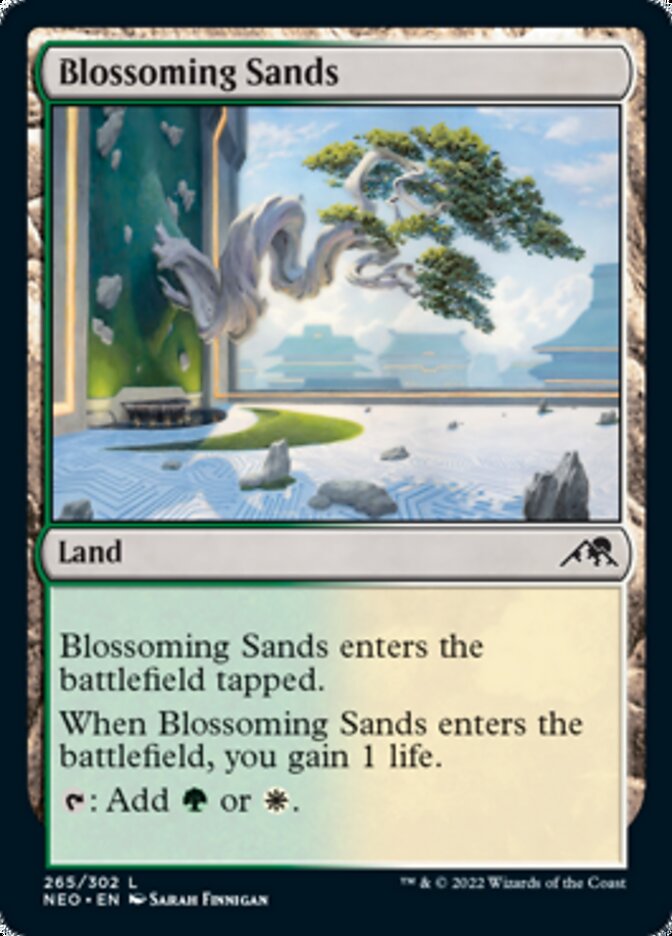 Blossoming Sands - (Foil): Kamigawa: Neon Dynasty
