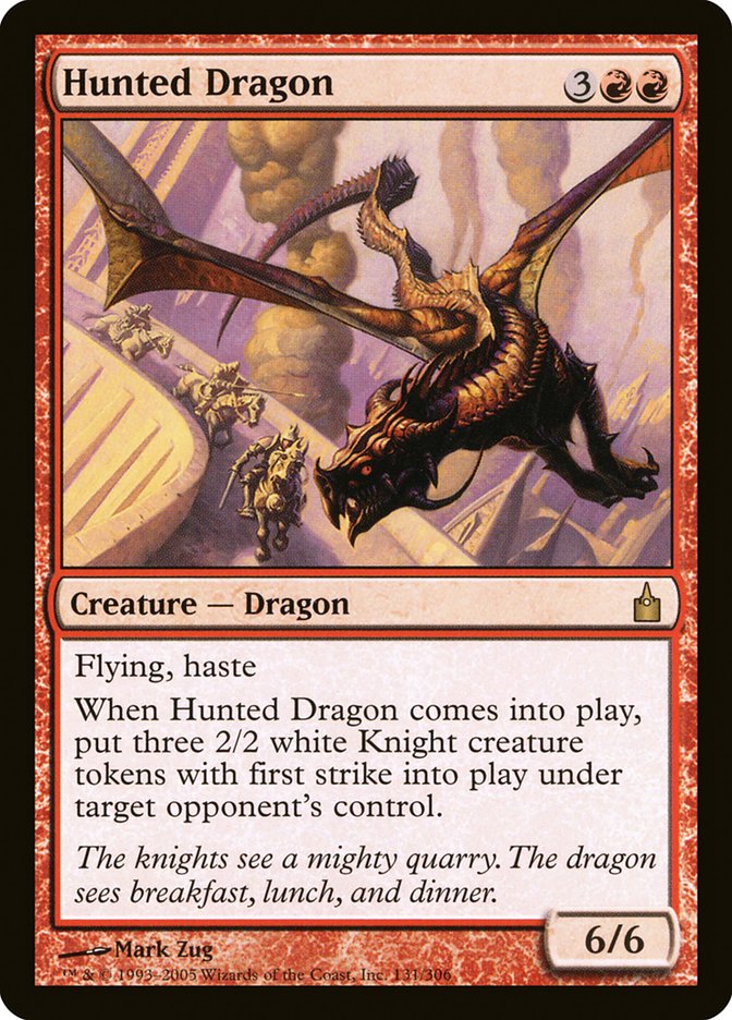Hunted Dragon: Ravnica: City of Guilds