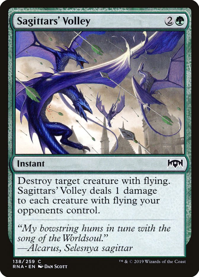 Sagittars' Volley: Ravnica Allegiance