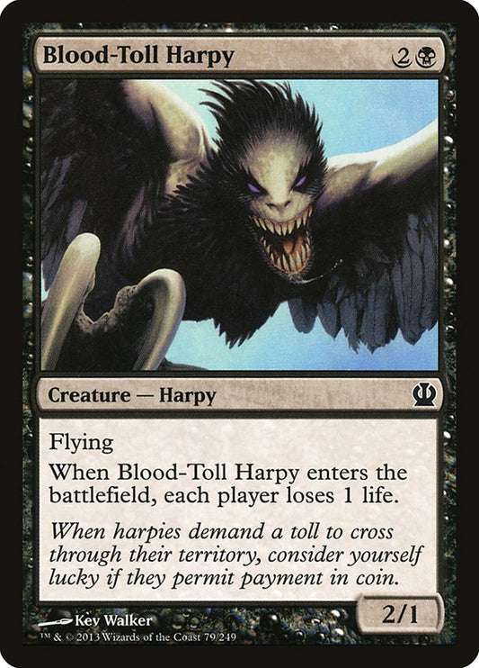 Blood-Toll Harpy: Theros