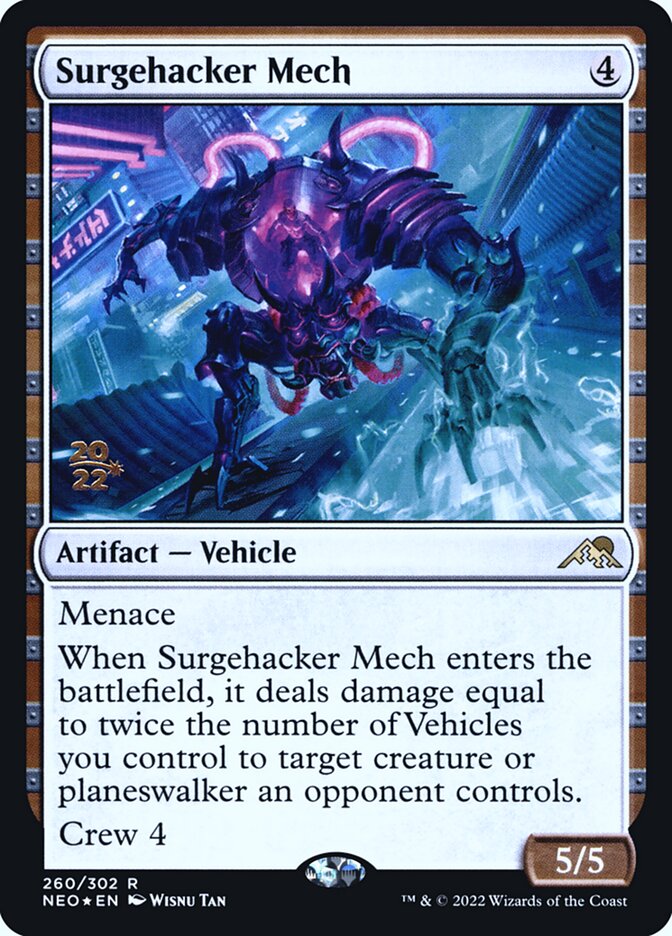 Surgehacker Mech: Kamigawa: Neon Dynasty Promos